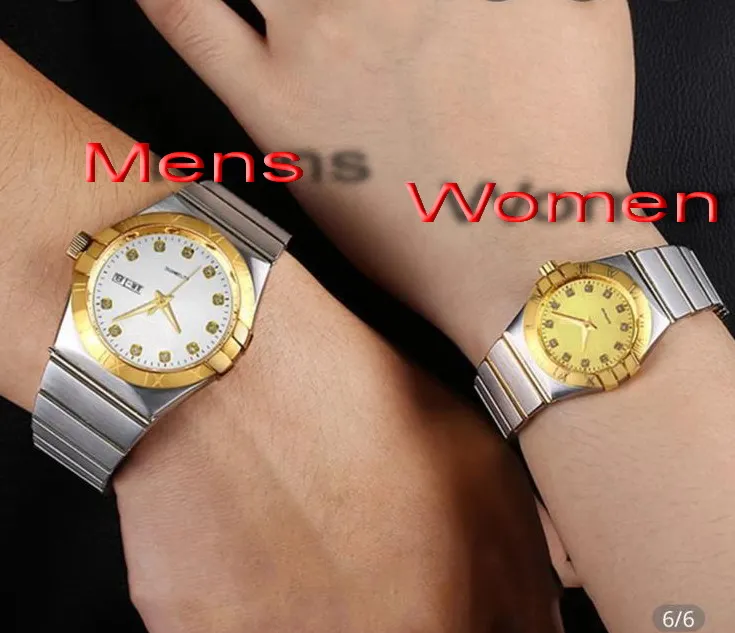 

Classic New Men Women Automatic Mechanical Watch Gold Silver White Stainless Steel Sapphire Glass Back 40mm 35mm AAA+