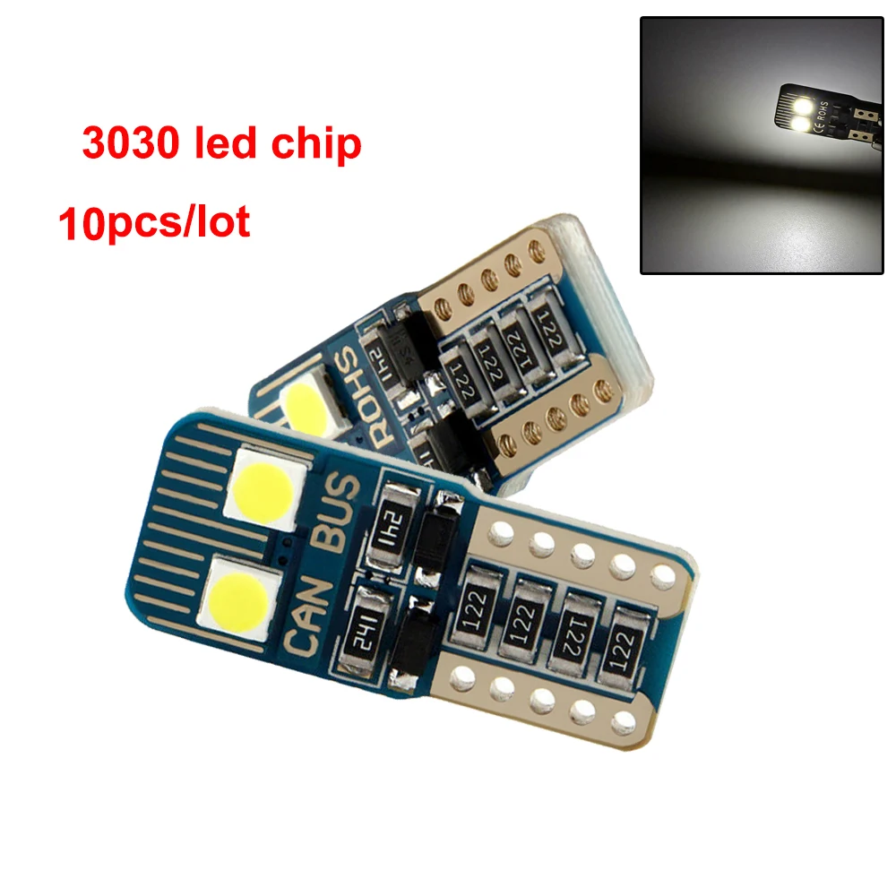 4smd светодиодный W5W 194 лампы T10 автомобильная светодиодная лампа светильник белый