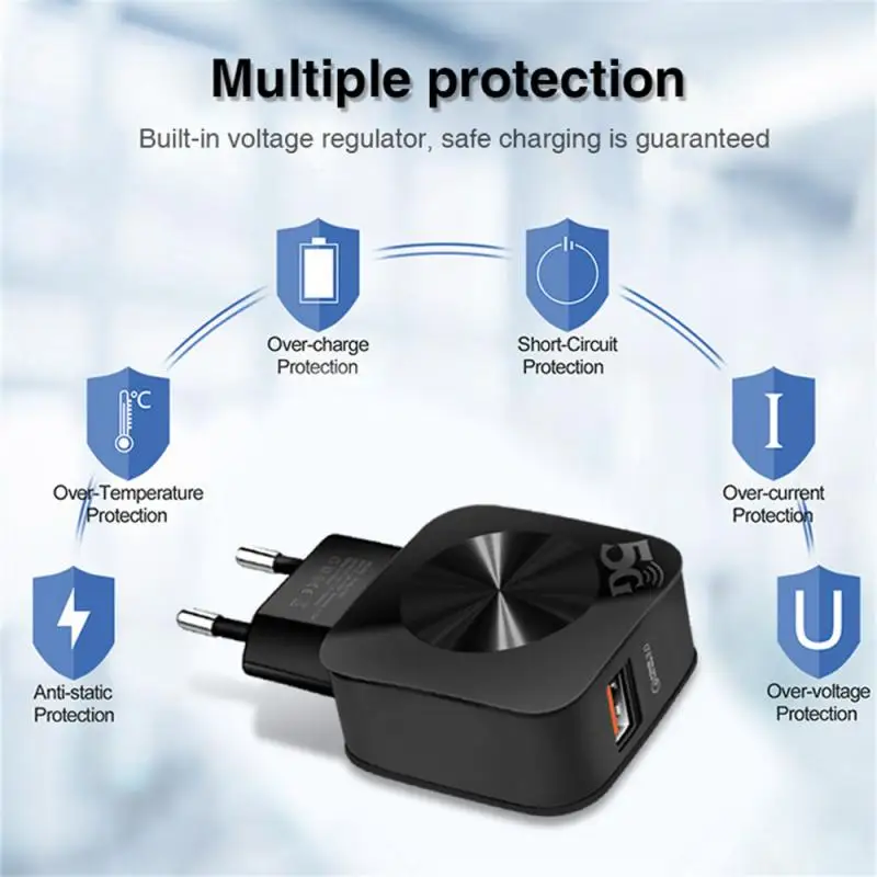 3A 15 Вт Quick Charge 3 0 USB зарядное устройство EU настенный мобильный телефон адаптер для
