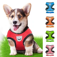 pet control harness for dog cat soft mesh walk collar safety strap vest