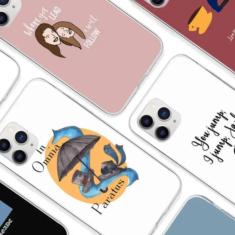 

Brand Gilmore Girls Mobile Phone Case For Xiaomi Redmi K30s Ultra Note 8 9 Pro Max 9s 10T Pro 11 10 Lite Transparent Cover