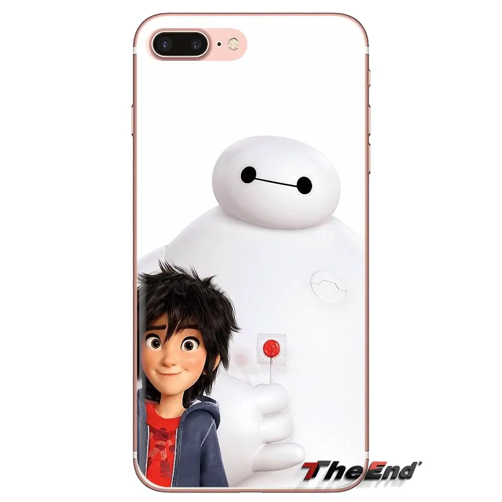 ТПУ чехлы накладки Японии с буквенным принтом Большой Герой 6 Летающий баймакс