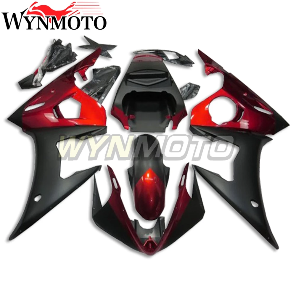 

Candy Red Matte Black Fairing For 2005 Yamaha YZF-600 R6 YZF R6 05 R6S 2006 2007 2008 2009 Injection Molding Bodywork Kits