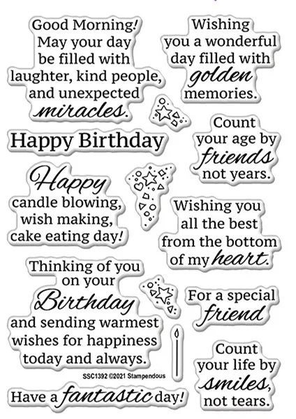 

English Clear Stamp for Scrapbooking Transparent Silicone Rubber DIY Photo Album Decor 0510