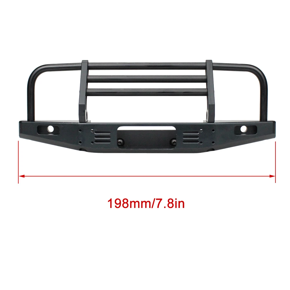 Передний металлический бампер MEREPACCOR регулируемый для гусеничного трактора 1/10 RC