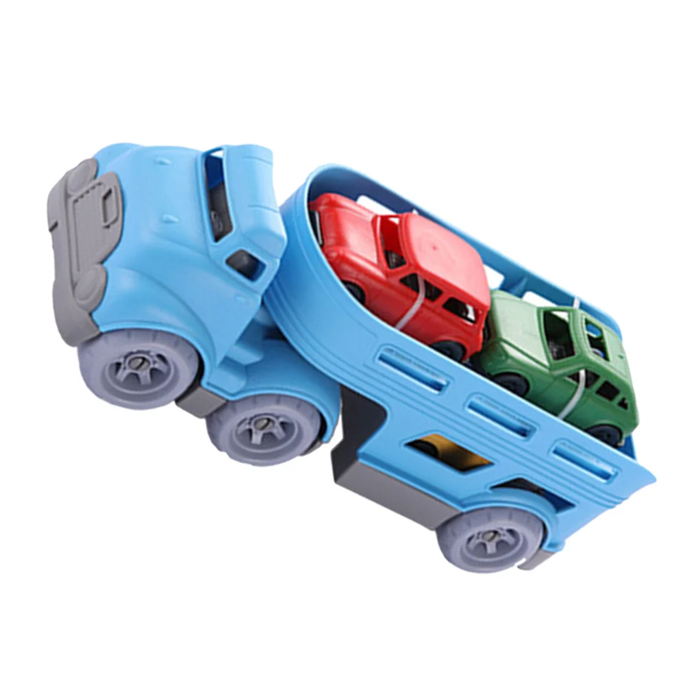 

1 Set Back Vehicle Carrier Loader Double Layer Truck Child
