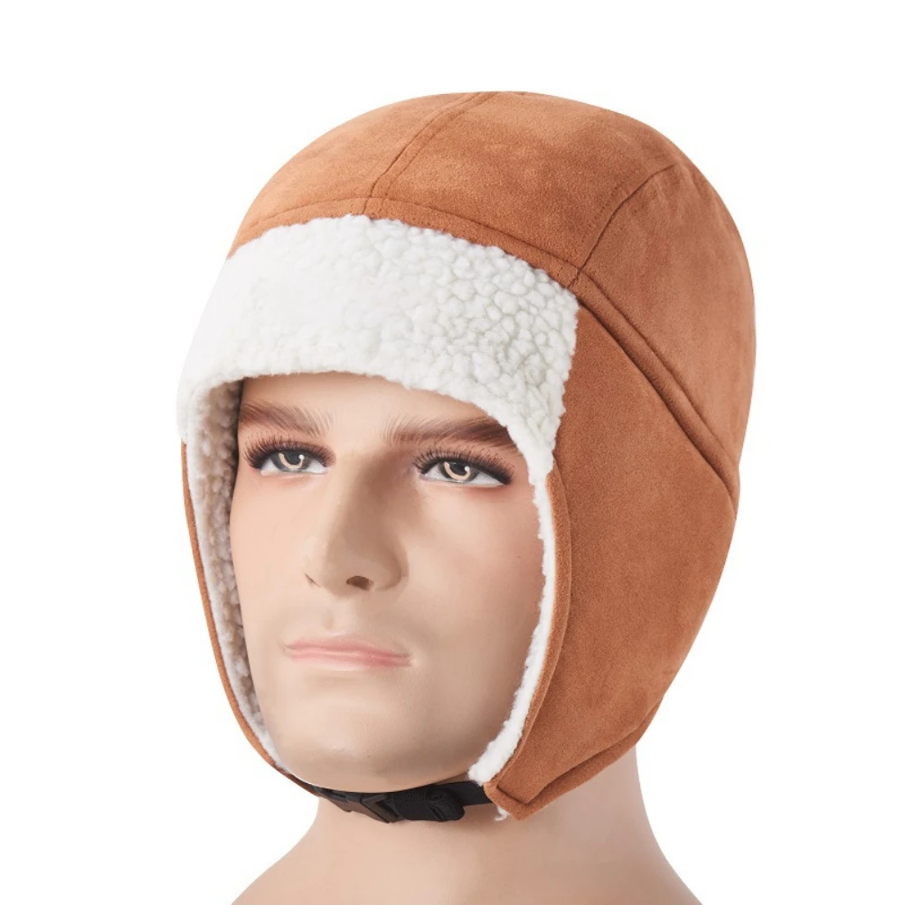 

Lei Feng Cap Cycling Hearing Protection Cap Ski Camping Hiking Catcher Hat Thicken Windproof Warm Cotton Cap for Winter Warm