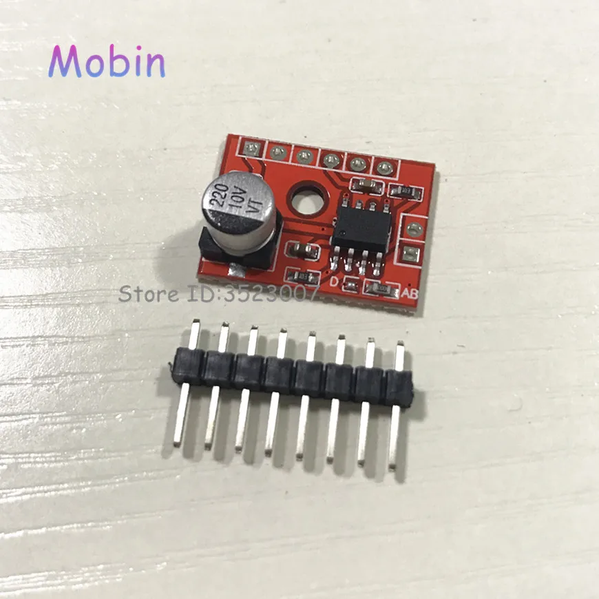 50 шт./лот XS9871 мини класс AB модуль цифровой усилитель мощности доска 5 в моно Вт