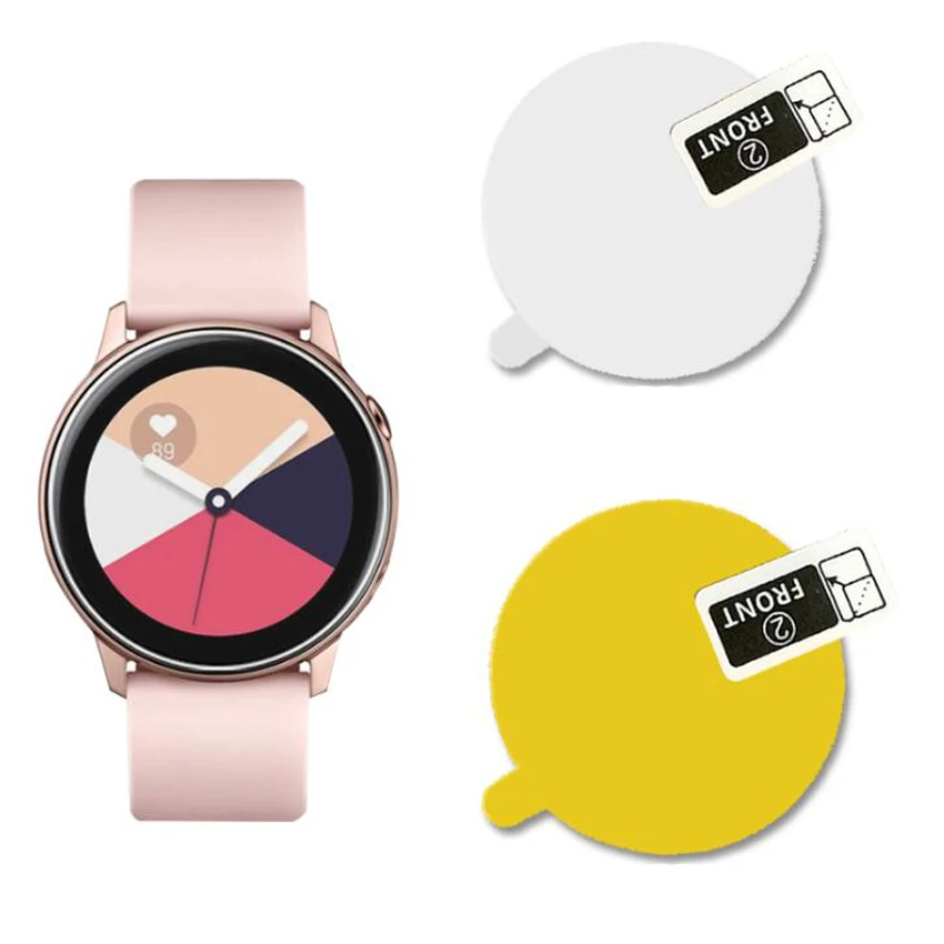 Для Samsung Galaxy Watch Active2 протектор экрана гидрогель пленка TPU Взрывозащищенная