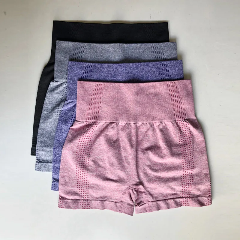 

High waist seamless gym shorts fitness yoga short scrunch butt yoga shorts spandex pink short workout legging