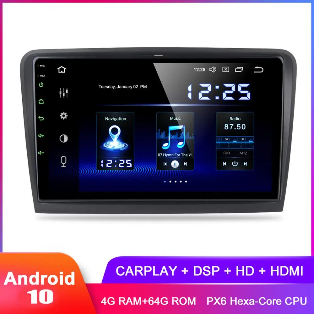 Автомагнитола с 10 2-дюймовым ips-дисплеем Android стерео GPS для Superb 2008 2009 2010 2011 2012 2013 2014 FM