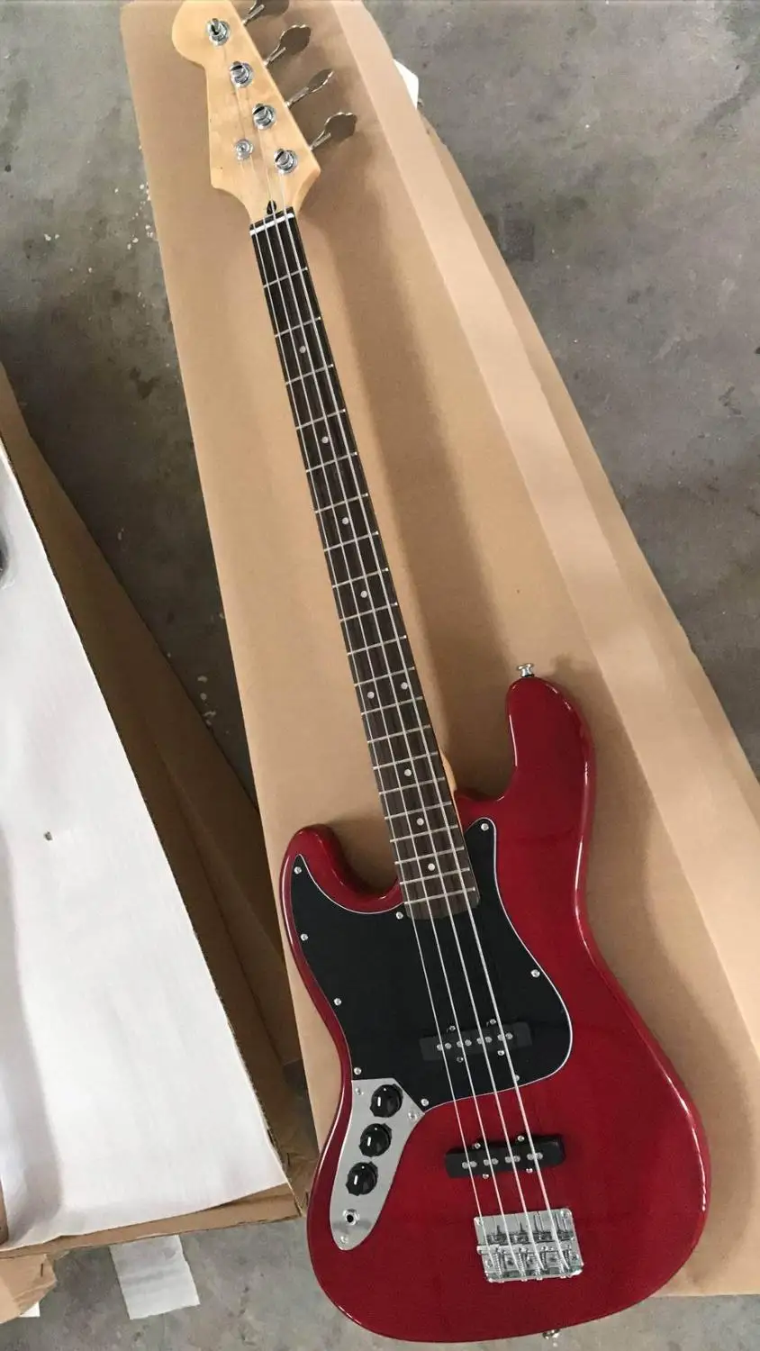 Оптовая продажа новая леворукая электрическая бас-гитара высокого качества 4