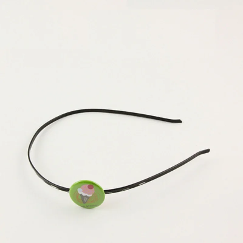 Aros para el pelo personalizados de 25MM, aros para el pelo para ni&ntilde;a bonita, 100 juegos-0