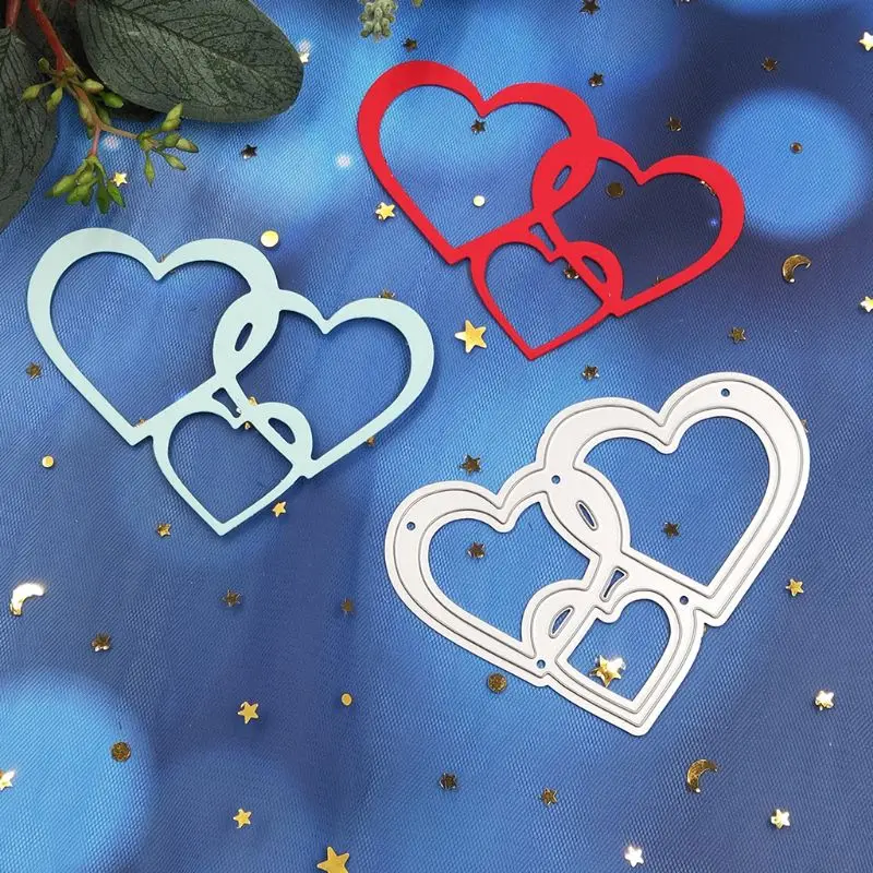 2021 Новое сердце металлический Трафаретный вырубной штамп Скрапбукинг Сделай Сам