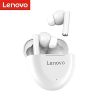 lenovo ht06 wireless bt headphones in ear sports earbuds hifi sound quality ultra low latency long endurance time white