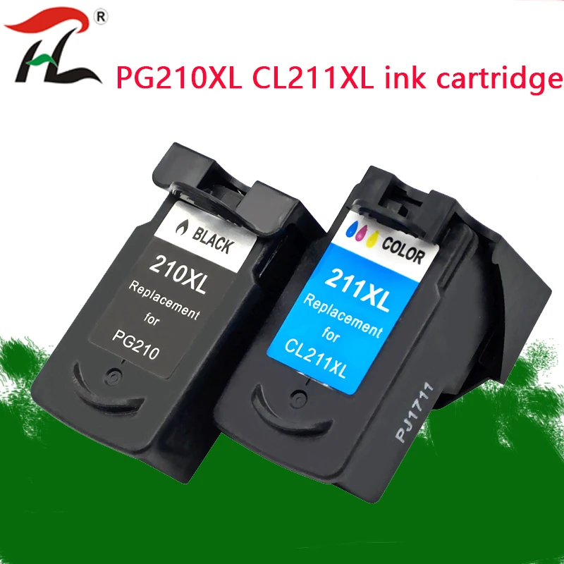 Чернильный картридж YLC PG210 CL211 для Canon PG210XL CL211XL 210 принтера Pixma IP2700 IP2702 MP240 MP250 MP260