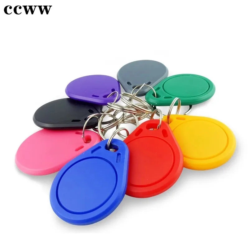 Популярные дизайнерские узоры 13 56 МГц UID S50 1K перезаписываемые RFID брелоки