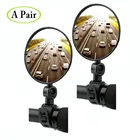 Велосипедное Зеркало заднего вида выпуклое вращение на 360  регулируемый размер корпус из АБС-пластика Велосипедное оборудование