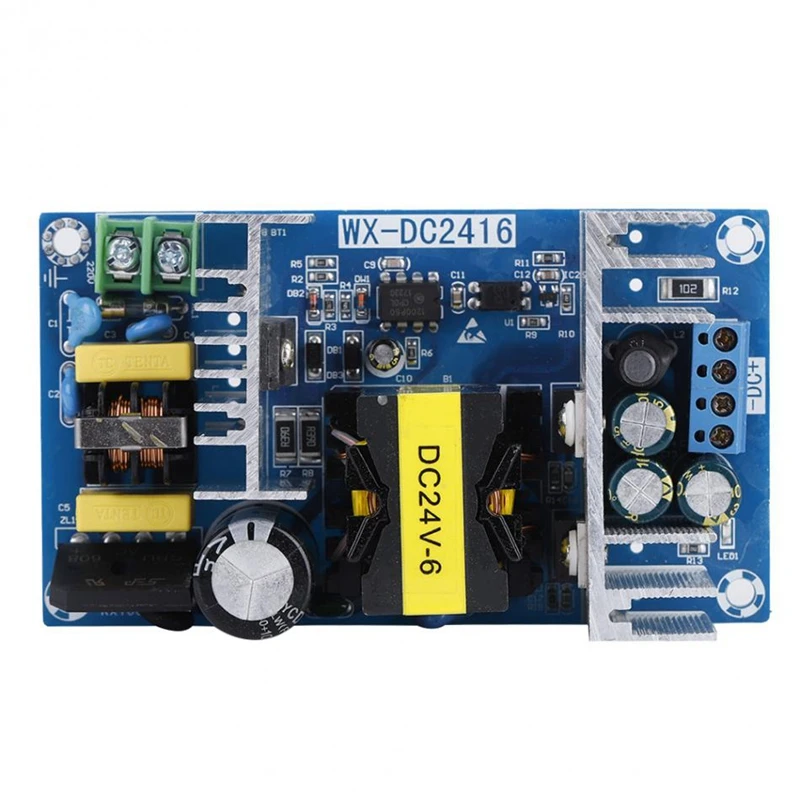 24V6A 150 Вт плата импульсного источника питания неизолированная 110 В/220 В до 24 и Aux