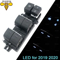 led lighted power window switch for toyota rav4 rav 4 corolla levin wildlander 2019 2020 backlight left driving upgrade