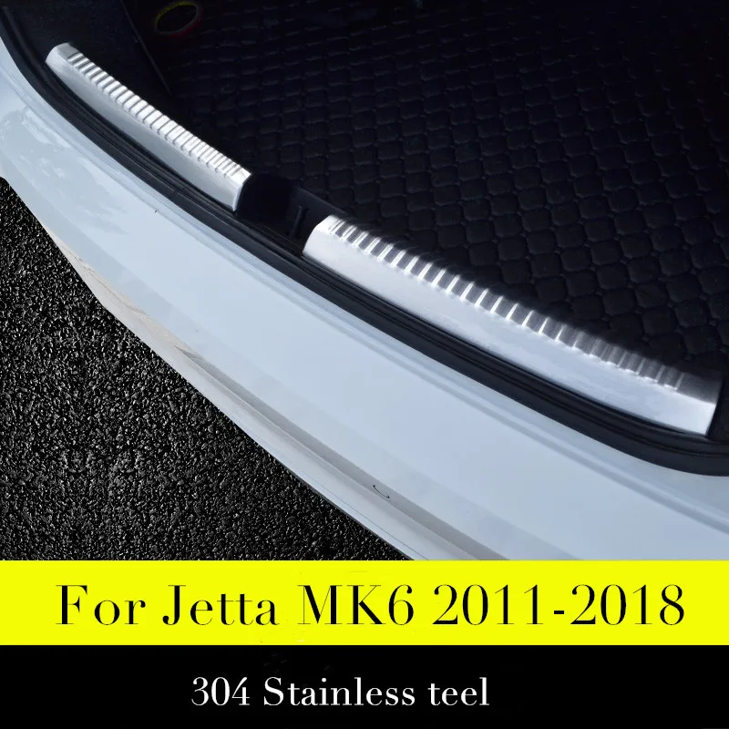 

Внутренняя отделка багажника из нержавеющей стали, задняя дверь, декоративная крышка, стикер для стайлинга, части для Jetta MK6 2011- 2018