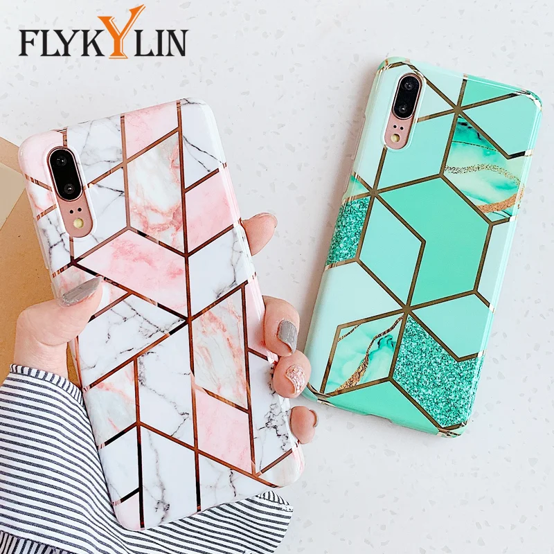 Чехол FLYKYLIN с мраморным цветком для Samsung Galaxy A51 A71 S20 Ultra S21 Plus задняя крышка