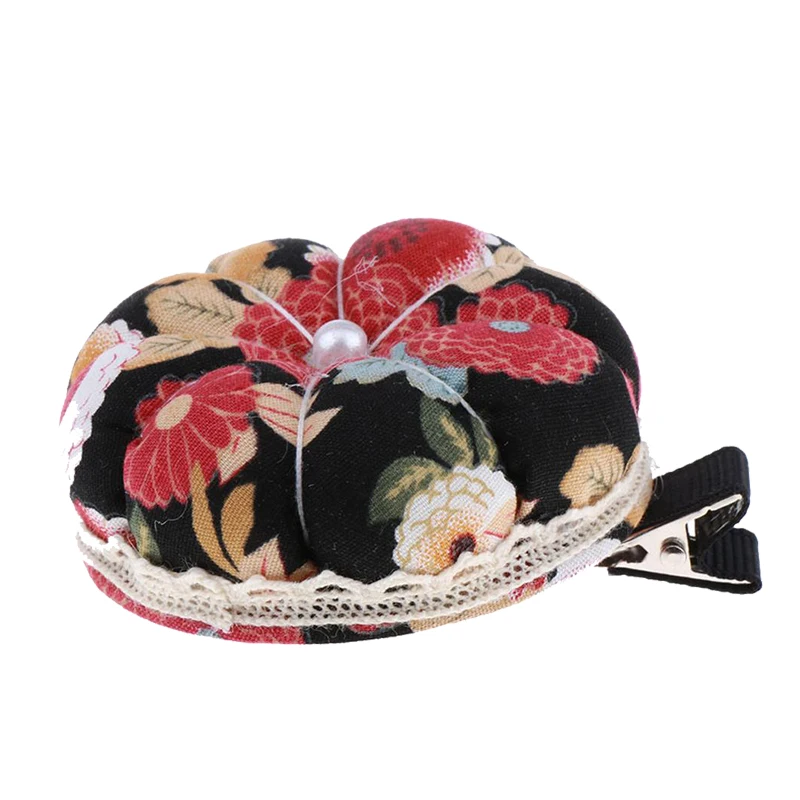 1 шт. милые игольчатые подушечки в виде тыквы с цветочным узором зажимом швейные