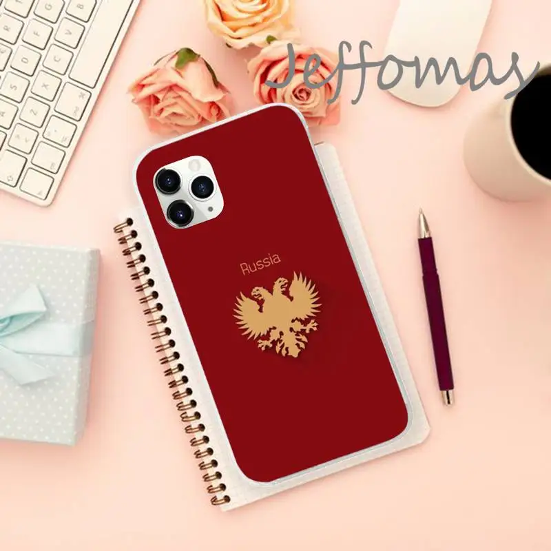

Russian flag fashion Phone Case Transparent soft For iphone 5 5s 5c se 6 6s 7 8 11 12 plus mini x xs xr pro max