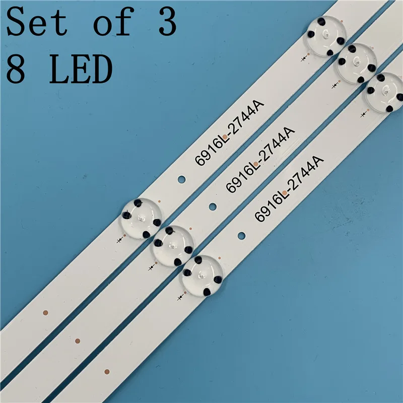 Светодиодная лента с подсветкой 8 ламп 6916L 2744A 2743A 2867B 2867A 2867G для LG 43 &quotV17 43LJ614V 43LV340C