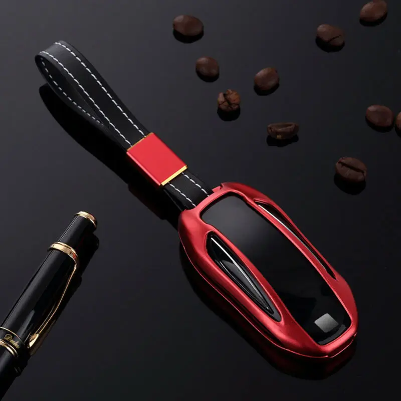 Защитный чехол для ключа автомобиля кольцо ключей из алюминиевого сплава модели