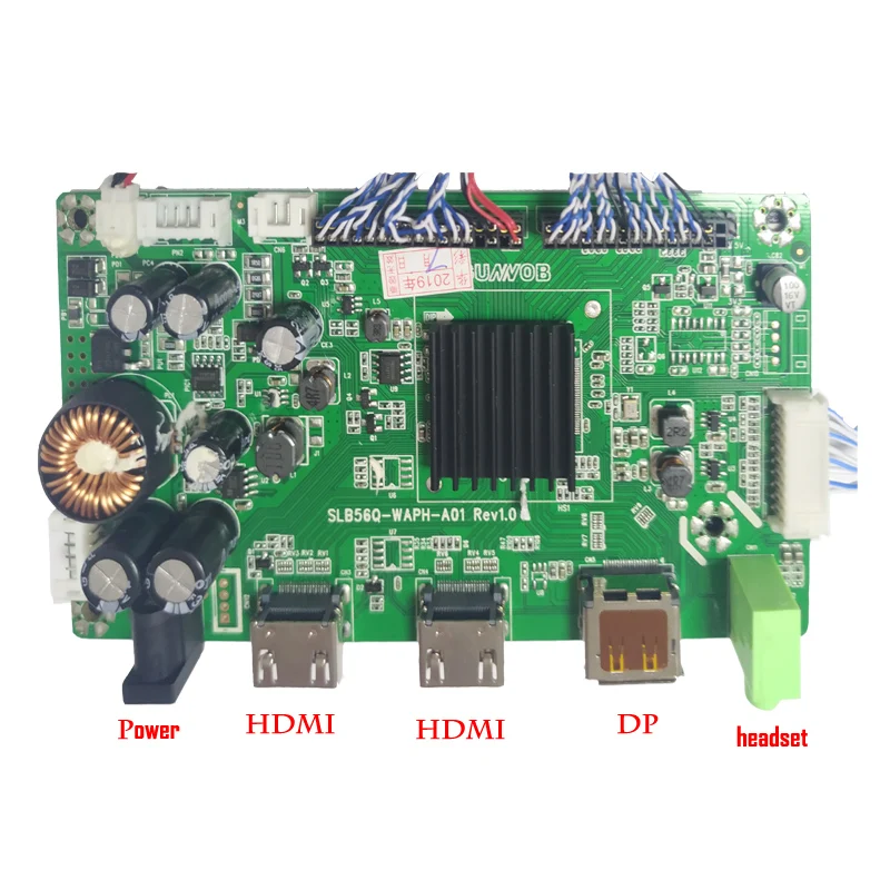 2K HDR LM290WW1 LM250WW1 LM290WW2 LM290WW3 ЖК-светодиодный драйвер LVDS контроллер плата для DIY FPS RTS 2* HDMI 1* DP