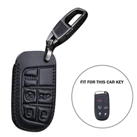 useful key case with keychain tool 1 pcs black car key fob handmade parts