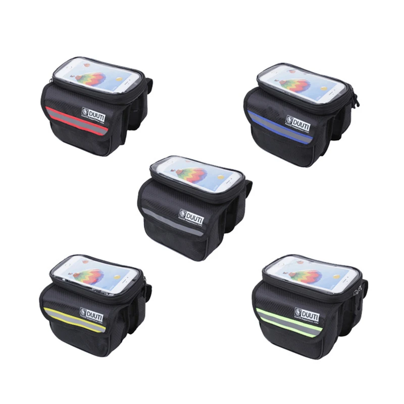 Сумка велосипедная на переднюю трубу седло Pannier водонепроницаемая нейлоновая