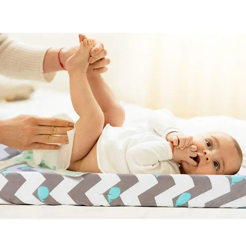 Простыня для колыбели, пеленальный коврик, набор, ультра мягкий, эластичный, облегающий, сменный коврик, чехлы для мальчиков или девочек, 2 упаковки, КИТ/облако