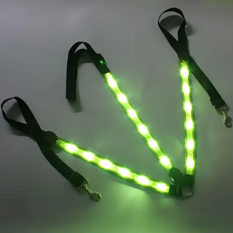 Horse Webbing Harness Collar Breastplate Adjustable Night Visible LED Light Chest Belt Safe Riding Equipment | Спорт и развлечения