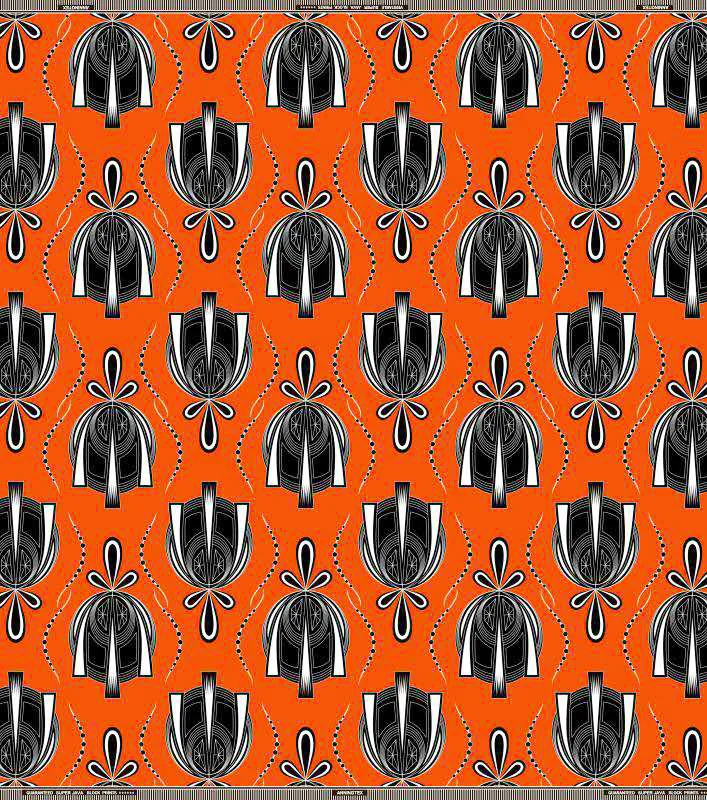 Нигерийский супер Ява Африканский воск ткань хлопок Анкара настоящий блок