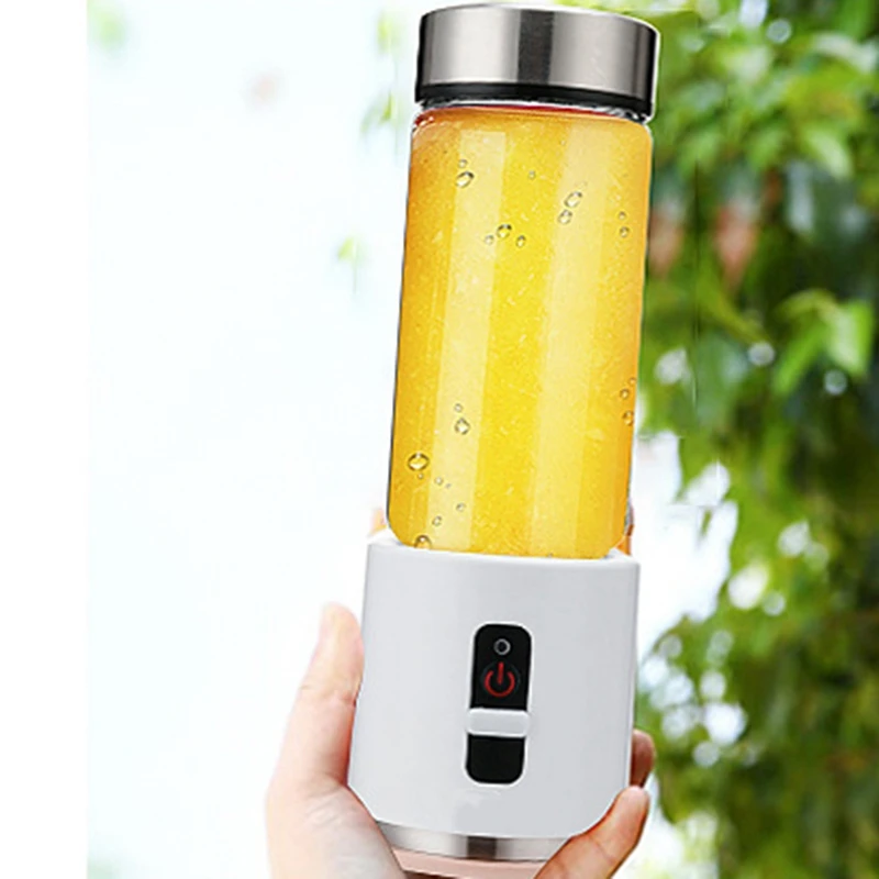 Горячая Распродажа Usb Перезаряжаемый смузи блендер 380 мл стеклянный