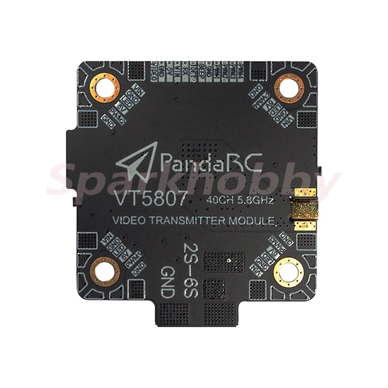 1 шт. PandaRC VT5807 5 8 ГГц 40CH 25 600 мВт 2 6S Lipo видео TX VTX встроенный PDB 85db зуммер BEC