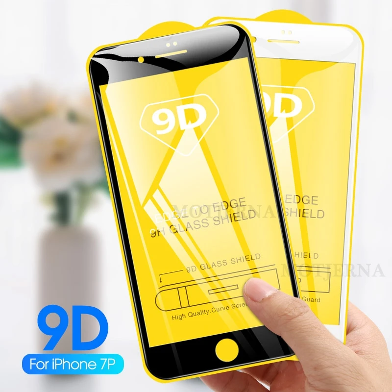 Защитное стекло для iPhone 6 6S 7 8 Plus X XR XS Max закаленное защитное 11 Pro 9D изогнутые