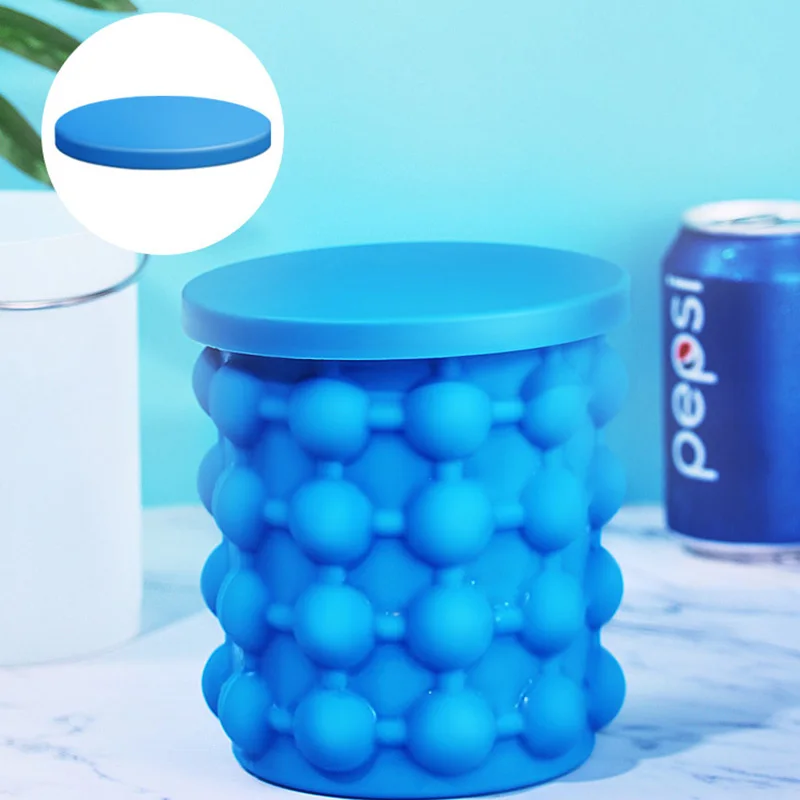 Силиконовое ведро для льда устройство изготовления кубиков шкаф пива экономящее