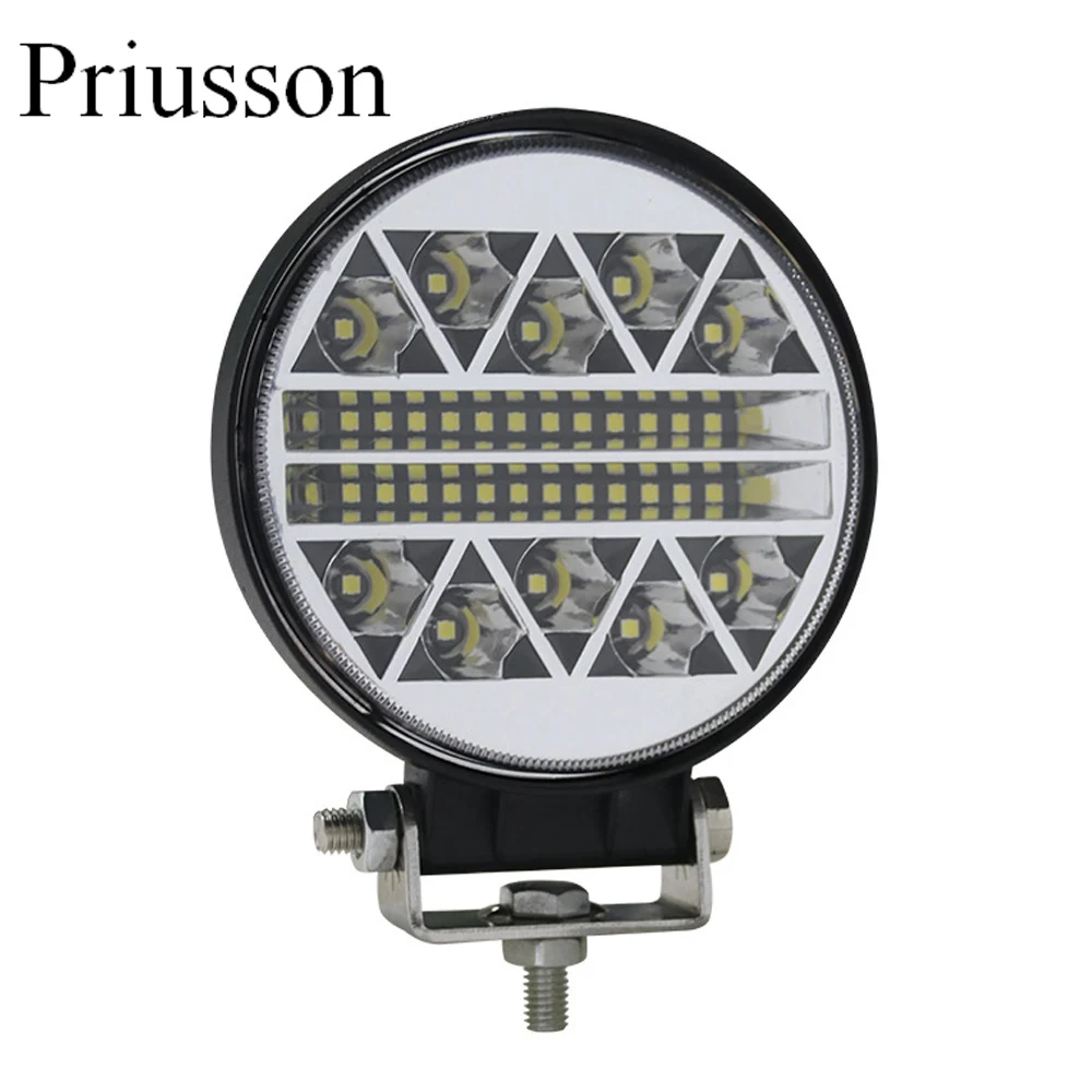 Priusson 62w светодиодный рабочий светильник 10 30V 4WD 12v для внедорожников принт