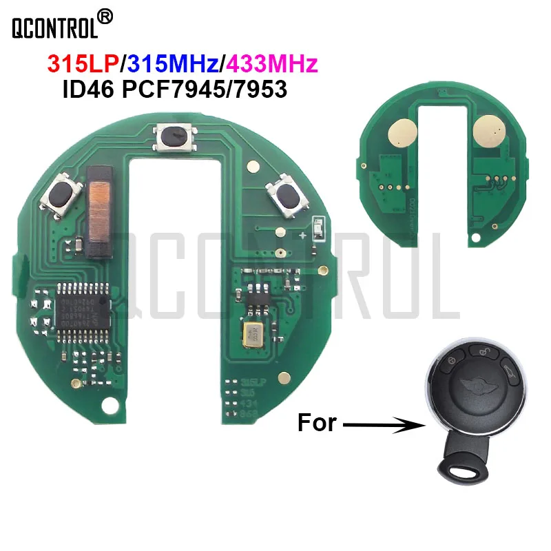 

QCONTROL Car Remote Control Smart Key Circuit Board for BMW MINI COOPER S ONE D CLUBMAN COUNTRYMAN CABRIO Car