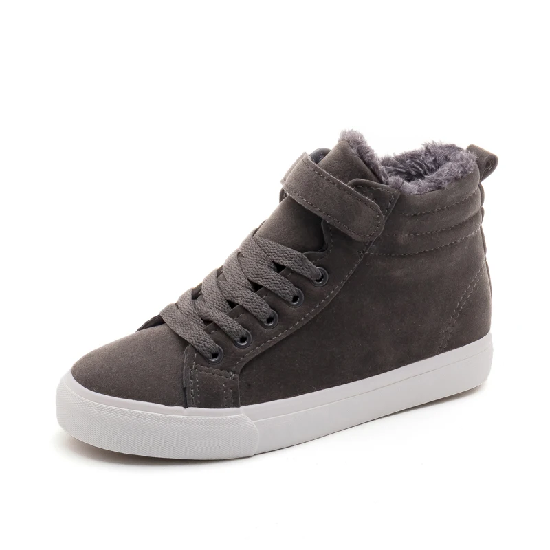 Женская зимняя обувь Модные женские кроссовки с меховой подкладкой на