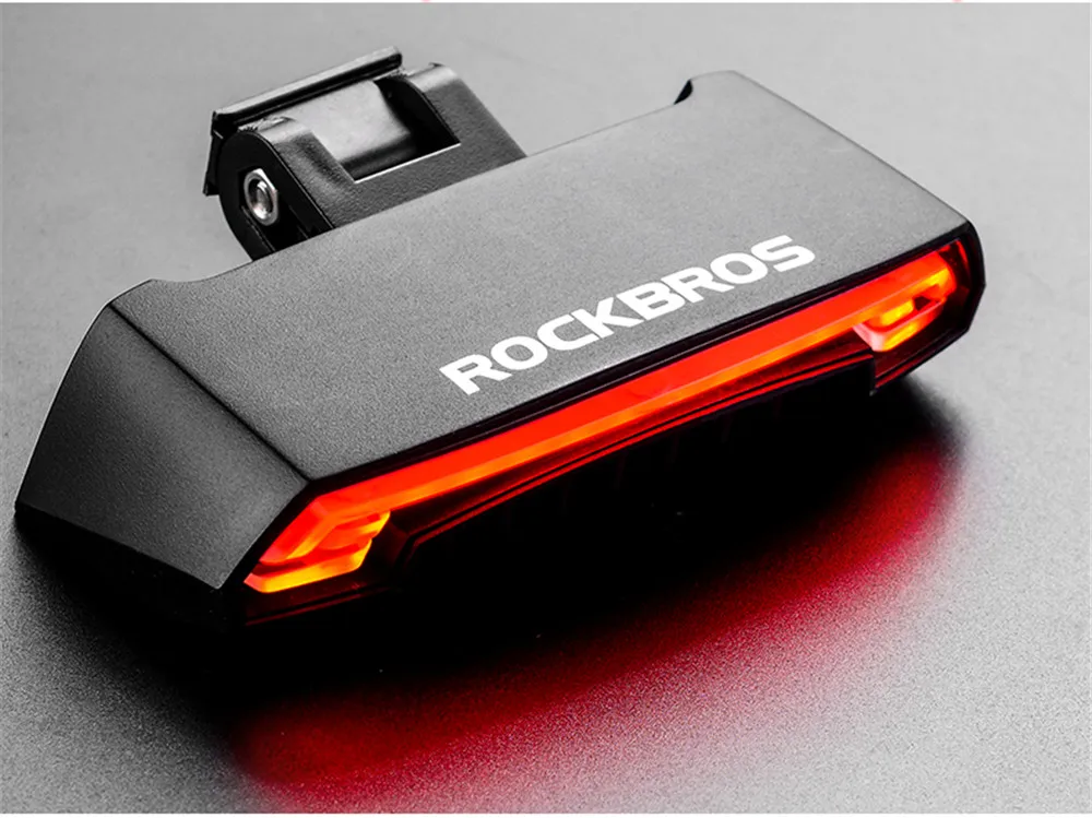 Новые велосипедные фары USB Перезаряжаемый задний светильник светодиодный Предупреждение ющий задний фонарь для велоспорта умный беспроводной пульт дистанционного управления поворотник