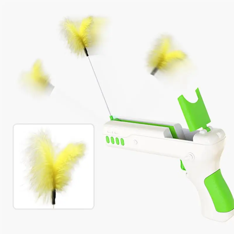 

Cat Toys Interactive Puzzle Funny Cat Stick Interactive Entertainment Cat Toy Funny Cat Gun Pet Supplies Dropshipping