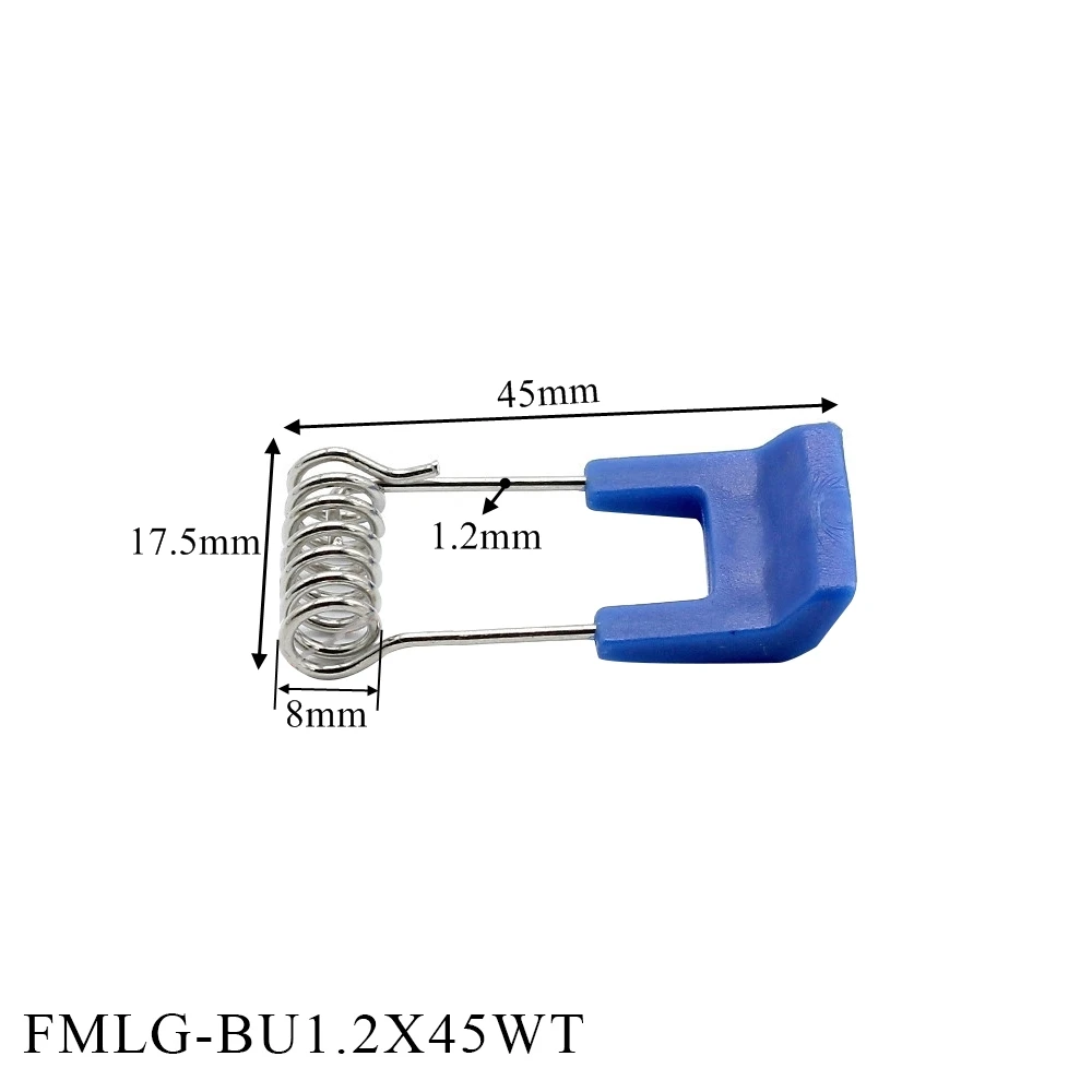 

Luminaire Manufacturers 1.2-1.5mm Blue Plastic Ceiling Light Torsion Spring For LED 100PCS/LOT