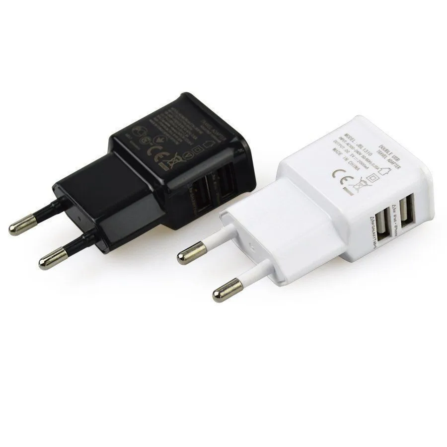 Универсальное сетевое зарядное устройство с двумя USB-портами 5 В 2 А | Мобильные
