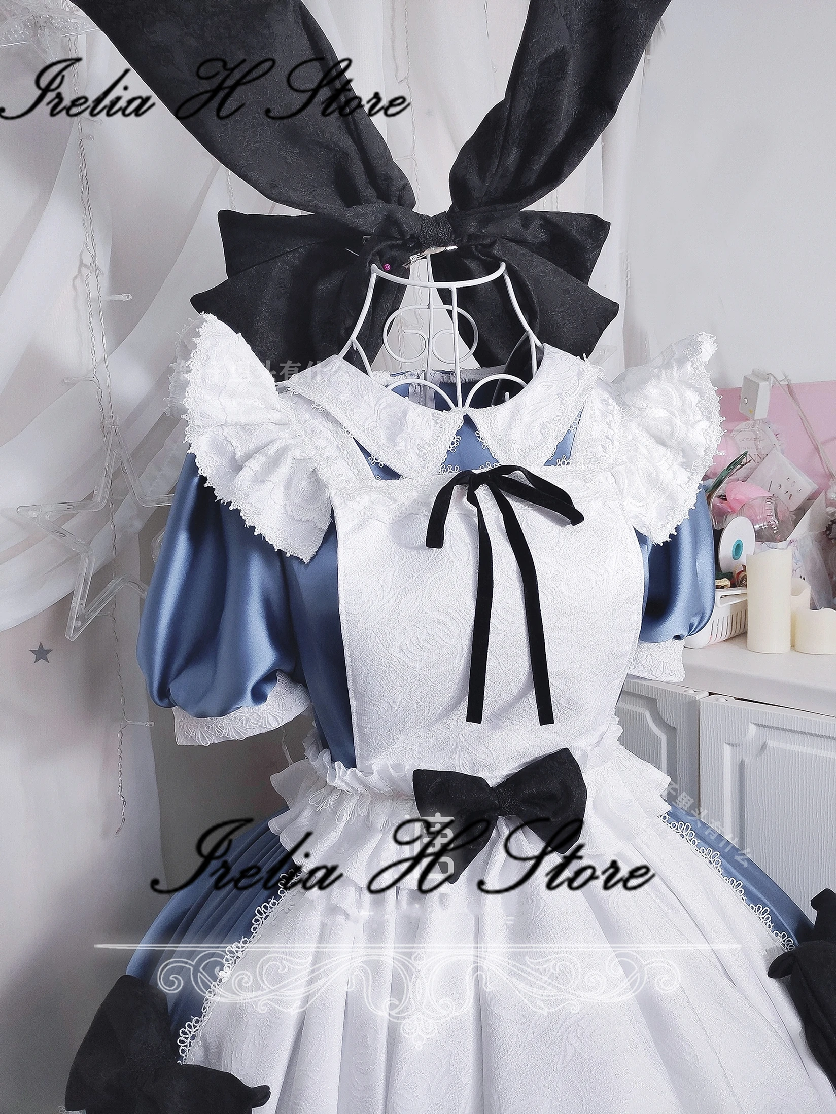 Irelia H Store YouTube VTuber Mononobe Alice Maid Dress Cosplay Costume High quality Custom made/size