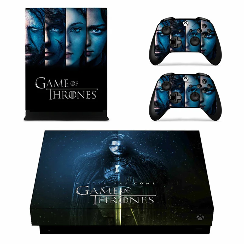 Наклейка s Игра престолов для Xbox One X виниловые наклейки на кожу наклейка крышка