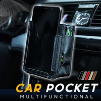 multifunctional car pocket car air outlet pockets car phone storage bag hanging bag creative box for car interior accessories